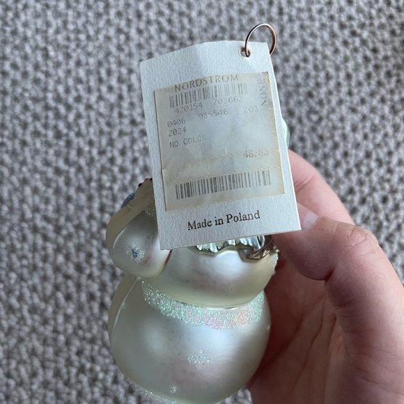 Vintage Patricia Breen Designs Hand painted Ornament‎ Snow Family Designs
